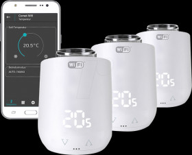 700224 Radiator thermostat Comet WiFi, 3 pieces