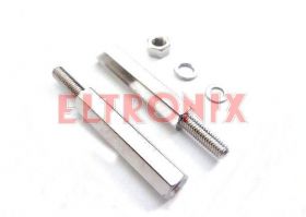 DYSTANS HLS M3X25 KPL=10SZT TULEKJI+PODKŁADKI+NAKRĘTKI