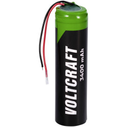 VOLTCRAFT VC-18650PCM Rechargeable Battery Lithium 18650 3.6 V 3400 mAh