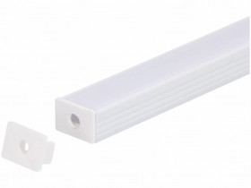 Zaślepka PCV Line biała z otworem