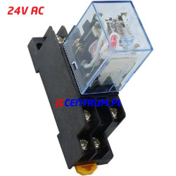 Przekaźnik LY2N 2P 230V AC/10A+Podst Cewka 24V AC