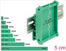 65989 Board Holder for DIN Rail 5 cm long
