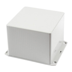 1591VFLGY Hammond Multipurpose Grey FRABS Enclosure Flanged Lid 120 x 120 x 94mm