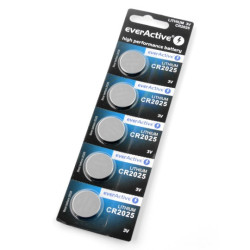 Bateria litowa CR2025 3V EverActive 5szt.