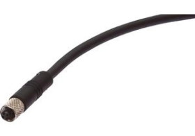 Złącze kablowe M5 proste żeńskie 4-pinowe końcówka niezarobiona 4x0.34mm² 5m PUR IP67 VK300375