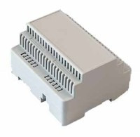 KM-71J Obudowa z tworzywa KM71 wymiary: 105x91x60mm - mocowana na szynę - jasna - ABS