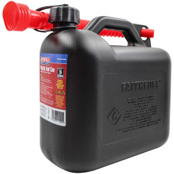 Faithfull FAIAUCAN5B Plastic Fuel&#xA0;Can&#xA0;Black 5 litre