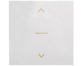 Simon 54 Klawisz do przycisku żaluzjowego SZW1KM biały DKZW1K/11