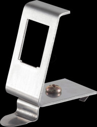 BS08-10021 Keystone bracket for top hat rail, 1 port, STP