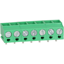 TruConnect 213983 5mm Standard Profile 90 Degree 7 Way Terminal Block