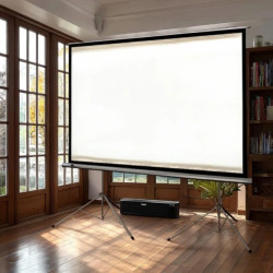 Ekran projekcyjny na dwóch statywach 150 4:3 300x225 Maclean MC-712