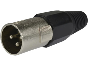 Wtyk mikrofonowy XLR (3-pin) na kabel