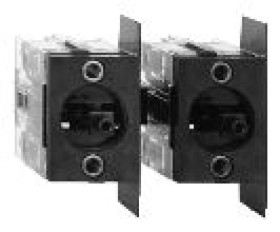 Blok styków z sam. powr., 2 NO, montaż czołowy 40mm XEND2611