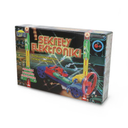 Zestaw edukacyjny - Sekrety elektroniki - samochód z napędem elektrycznym - Dromader 87291