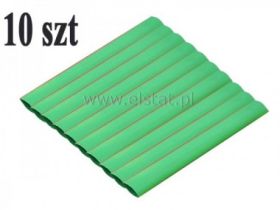 Koszulka termokurczliwa ( 10szt.) 10mm zielone