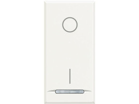 AXOLUTE Wyłącznik 2-biegunowy 16AX 1 modułowy ROCKER biały HD4002 LEGRAND