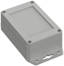 TRU COMPONENTS TC-10860484 Obudowa kołnierza 105 x 70 x 40 poliwęglan szary błyszczący 1 szt.