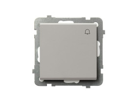 SONATA Wyłącznik zwierny przycisk dzwonek kaszmirowy ŁP-6R/m/82 OSPEL