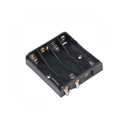 KOSZYK BATERII POJEMNIK 4xAA PŁASKI 4x R6 AA