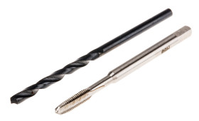 Zestaw gwintowników i wierteł M3 0.5mm RS PRO Metryczny zgrubny<BR/> dł. 48 mm