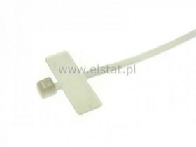 Opaska kablowa; etykieta 100/2,5 natural ( 100szt)