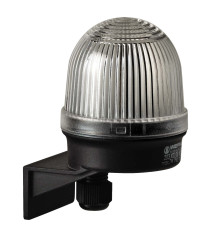 Sygnalizator 12 →230 V Światło ciągłe Przezroczysty Montaż ścienny Włókno