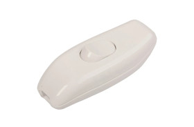 Łącznik do wbudowania jednobiegunowy kołyskowy 2,5A biały WP4001