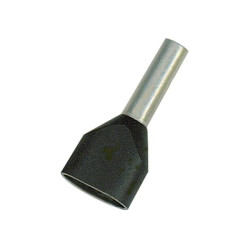 Vogt Verbindungstechnik 460512d Podwójna końcówka 4605/12D Cu sn (2 x 2.5), z częściową izolacją , 2.50 mm² x 21 mm, 250