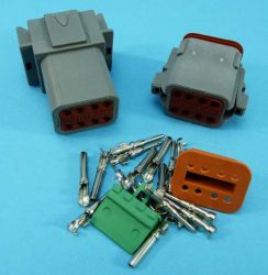 ZŁĄCZE DEUTSCH KPL.WT.+GN. 8-PIN