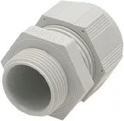 Cable gland, M40, 46 mm, Clamping range 19 to 28 mm, IP66/IP68, light gray, 93913