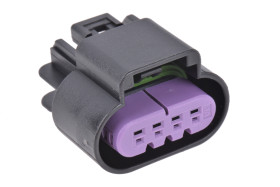 Złącze samochodowe 4-pinowe Delphi 2-rzędowe Żeński 15A GT 150 Montaż na kablu Połączenie zagniatane Złącze samochodowe