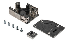 Osłona tylna D-Sub 9, 15 -pinowe Cynk Kątowy TE Connectivity E