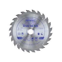 Faithfull FAIZ1652420C TCT Cordless Trimsaw Blade 165 x 20mm x 24T POS