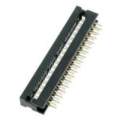 Przejście IDC taśma-PCB 40 styków, raster przewodów 1,27 mm, do wlutowania, Z-LPV40