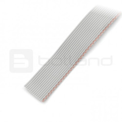 Przewód taśmowy 14 żył szary (50 cm) IDC raster 1,27mm