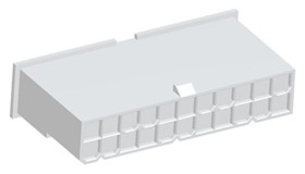 Obudowa złącza 22-pinowe 2-rzędowe raster: 4.2mm TE Connectivity Męski Montaż na panelu VAL-U-LOK Złącze przewód-panel,