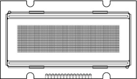 OLED-076H016A-WPP5N00000 76 x 16 Graphic OLED
