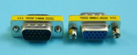 ADAPTER VGA HD-15M/HD-15F GENDER CHANGER