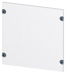 Aperture, rectangular, sheet steel, (W x H x D) 600 x 500 x 10 mm, light gray, 8PQ2050-6BA11