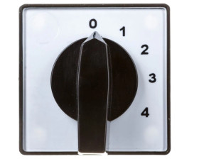 Łącznik krzywkowy 0-1-2-3-4 1P 10A do wbudowania 4G10-109-U 63-249072-001