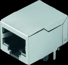 1433800000 RJ45 socket 90°, THT Cat.5