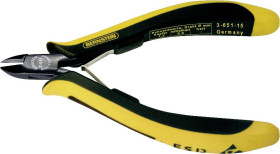 Bernstein Tools for Electronics EUROline-Conductive 3-651-15 ESD Szczypce boczne z fasetą 120 mm