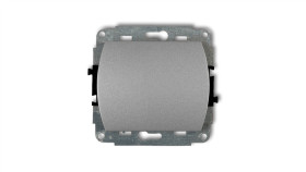 Trend Łącznik Jednobiegunowy Srebrny Metalik 7Wp-1