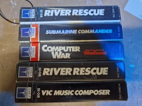 Game Bundle Vic20 Thomson Video - River Rescue etc.