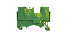 Złączka Szynowa Przelotowa Zaciskowa Żółto-Zielona Pe 2,5Mm2 1P Ul