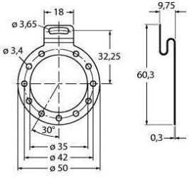 Turck 1544620 Płytka mocująca RME-9 1 szt.