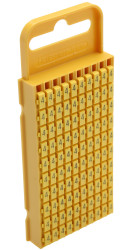 Oznaczniki kabli Zatrzask HellermannTyton zakres 4.3 → 5.3mm Clip On Cable Marker ilość 100