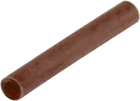 Protection and insulating grommet, inside Ø 1.75 mm, L 20 mm, brown, silicone, -80 to 200 °C, 02050022006