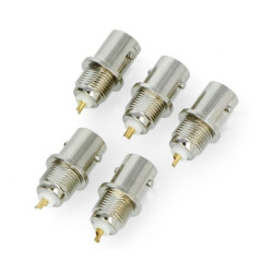 Gniazdo BNC do obudowy 50Ω - 5 szt.