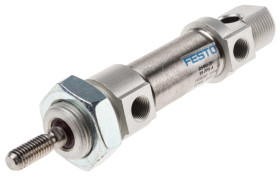 Siłownik pneumatyczny skok: 10mm Festo Ø 20mm dwustronnego działania Action 142mm z amortyzacją pneumatyczną